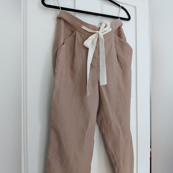 WILFRED Alliant Linen Blend Pants in Nutmeg Size 2 - Picture 4 of 12